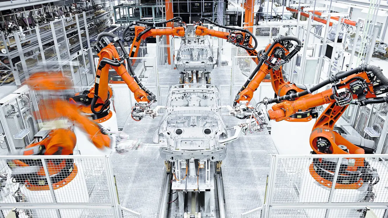 Robotereinsatz in der Automobilindustrie