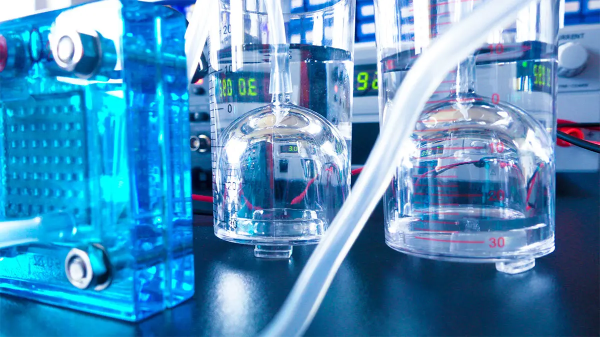 Wasserstoff-Brennstoffzelle im Labor